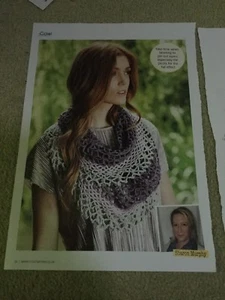 Amethyst Talisman Lacy Cowl Crochet Pattern - Sharon Murphy - Picture 1 of 2