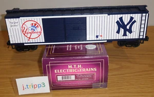 MTH 20-93258 NEW YORK YANKEES MLB BASEBALL DOOR 50' BOX CAR O SCALE TRAIN - Bild 1 von 4