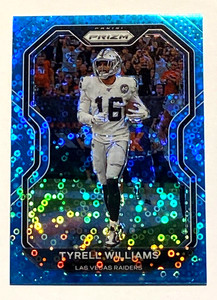 2020 Panini Prizm #133 TYRELL WILLIAMS Blue Disco Prizm No Huddle /79 SSP