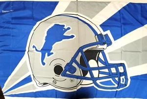 NFL Detroit Lions - 3' x 5' Outdoor Flag, New (EMERSON USA) - Picture 1 of 3