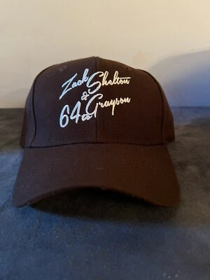 Gorra gorra Zach Shelton y 64 a Grayson nueva sin etiquetas. "Marrón ajustado 6-7/8""" Foto 1 de 4
