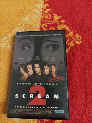 vhs kassetten scream 2 vmp video neve campbell courteney cox david arquette - Bild 1 von 4