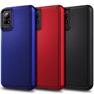 For TCL K23 (T434W) / K24 (T434D) Case Hybrid Protector Cover + Tempered Glass - Picture 1 of 20