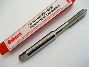 BOUCHON DE FOND DU ROBINET À MAIN M6 X 1,0 HSS EUROPA OUTIL OSBORN F0110238 P166 - Photo 1/7