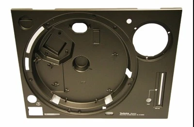 Technics SL 1210 1200 MK5 Black Agent Gabinete Plinth Painel Peça # RKM0101L-K - Imagem 1 de 4