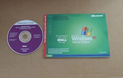 Dell Reinstallation CD Microsoft Windows XP Home Edition 2002 P/N 5W623 TESTED - Image 1 of 4