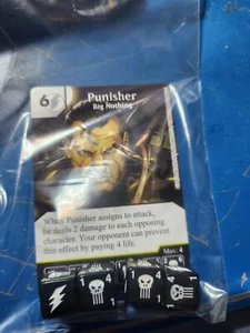 Marvel Dice Masters PUNISHER Big Nothing RARE with Set of 4 Dice - Picture 1 of 1