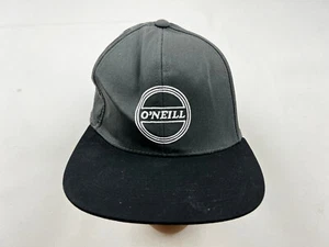 O'Neill Hat Cap Snapback Gray White Mens Embroidered Casual Adjustable Snap Back - Picture 1 of 8