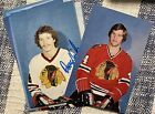 1976/77 NHL HOCKEY PHOTO / POSTCARD SET WITH BOBBY ORR CHICAGO BLACK HAWKS