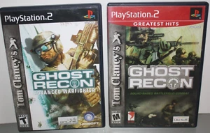 2 Ghost Recon PS2 Spiele: Advanced Warfighter & Greatest Hits komplett - Bild 1 von 4
