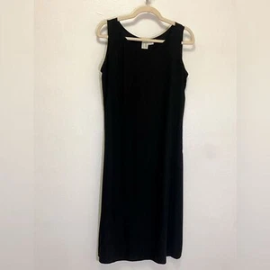 Vintage Clifford and Willis - Witchy Goth Sleeveless Dress 100% Silk - size S - Picture 1 of 5