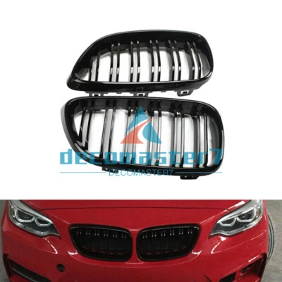 2x Parrilla de parachoques delantero para BMW F22 F23 220i 228i 235i M235i 2014-18 Foto 1 de 4