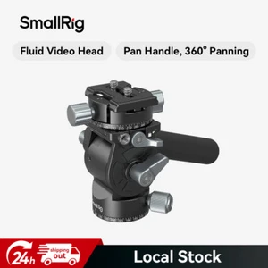 SmallRig Arca-swiss QR Adjustable 360° Swivel Lightweight Fluid Video Head -3457 - Picture 1 of 9
