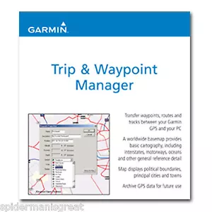 Garmin MapSource * Trip and Waypoint Manager CD version 5. ** New ** - Picture 1 of 2