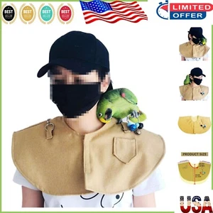 Comfortable Anti-Scratch Bird Shoulder Cape for Pet Owners - Large Size, Yellow - Picture 1 of 9