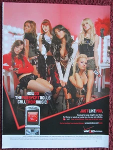 2006 VERIZON Wireless Phone Print Ad ~ Nicole Scherzinger & THE PUSSYCAT DOLLS - Picture 1 of 1