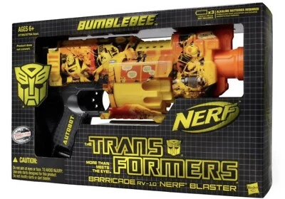 Casa rodante NYCC Nerf Transformers Bumblebee N-Strike Barricade edición especial 2011 Foto 1 de 2