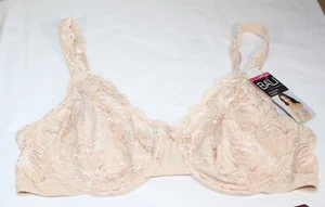 NWT BALI  LIFT BRA df6543 full coverage built up sides in CHAMPAGNE SHIMMER $48 - Picture 1 of 5