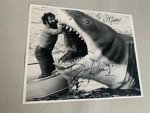 JOE ALVES 'Der weiße Hai (Jaws)' signed Foto 20 x 25 Autogramm  - Picture 1 of 1