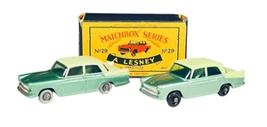 Matchbox Moko Lesney (2) No. 29 Austin A55 Cambridge w/(1) B5 Style Box - Picture 1 of 16