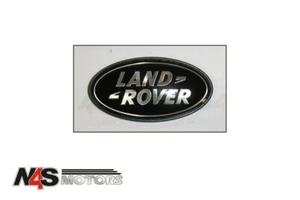 LR RANGE ROVER L322 OVAL REAR BODY BADGE SILVER ON BLACK GENUINE. DAH500330LR - Picture 1 of 1