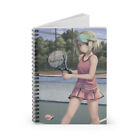 "Smashing it on the Pickleball Court" - Spiral Notebook - Ruled Line
