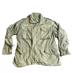 Vintage US Army Cold Weather M-65 Feldjacke Mantel Large - Bild 1 von 21