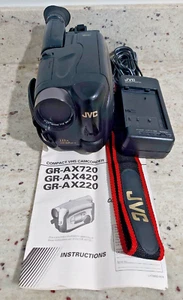 JVC Compact VHS Digital Zoom Camcorder GR-AX220U with a charger and no battery - Picture 1 of 13
