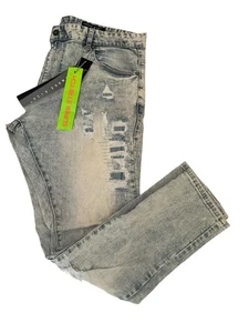 Men Slim Fit Jeans Smoke Rise Size 40/30 - Picture 1 of 5