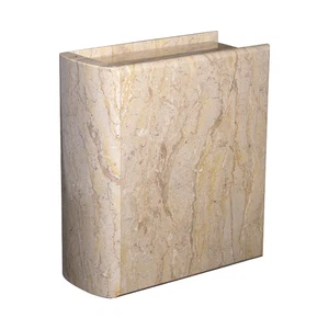 Adult/Large Cameo Book Marble Funeral Cremation Urn for Ashes 220 Cubic Inches - Picture 1 of 4