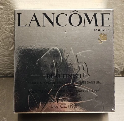 Lancôme Dual Finish Powder Foundation 360 Honey III (W) 0.67 oz New  - Image 1 of 4