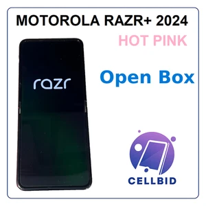 OPEN BOX! MOTOROLA RAZR+ Plus 2024 XT2451 🔓UNLOCKED 12GB 256GB 5G Hot Pink - Picture 1 of 6