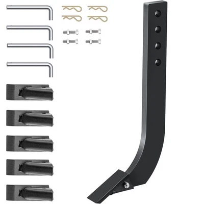 VEVOR 18 ''boîte lame tige scarificateur tiges dents 4 trous boîte grattoir tige - Photo 1/4