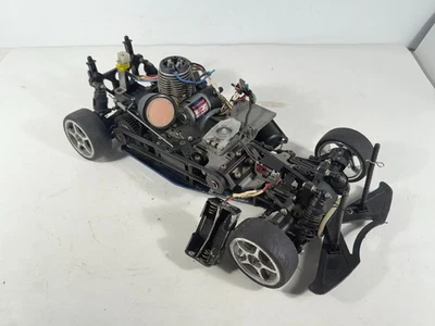 Used Traxxas Nitro 4 Tec 2.5 RC Street Car / Touring Car ARTR w/ Engine Servos - Image 1 of 4