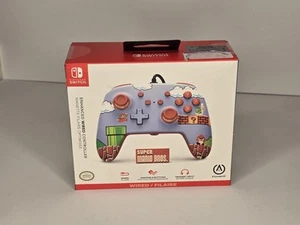 PowerA SUPER MARIO BROS. Nintendo Switch Enhanced Wired Controller Brand New - Picture 1 of 4