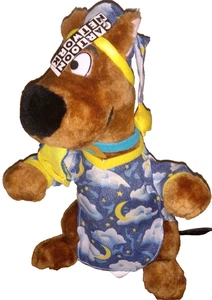 Cartoon Network Scooby-Doo 1998 en pijama nocturno peluche con etiqueta - Imagen 1 de 3
