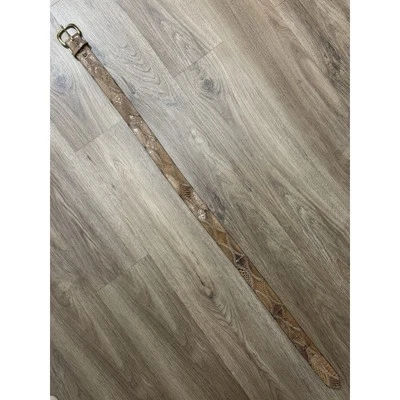 Vintage Justin Genuine Snake 290 D Belt Size 36 S7 - Image 1 of 4