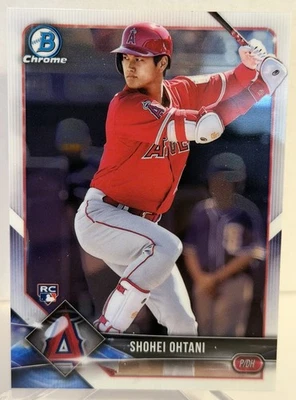 2018 Bowman Chrome Shohei Ohtani Rookie RC #1 - Image 1 of 2