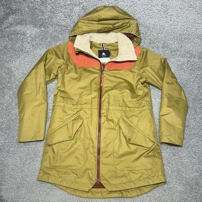 Burton Prowess Jacket Womens XS Hooded Insulated Ski Snowboard Olive - Image 1 of 4
