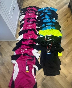 Job Lot x24 Mixed Cycling Jersey Tops NEW Clothing Wholesale Clearance Dare2be - Picture 1 of 5