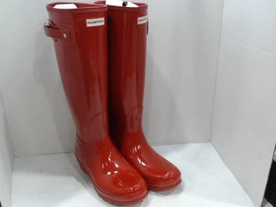 NewMissingBox - Hunter Womens Original Tall Gloss, Red, US 9 / UK 7 / EU 40/41 - Image 1 of 4