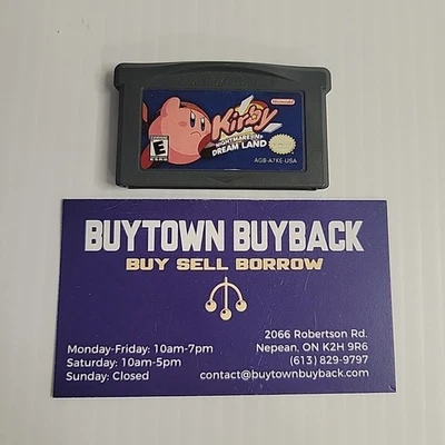 Kirby: Nightmare in Dream Land (Game Boy Advance GBA, 2002) solo cartucho Foto 1 de 4