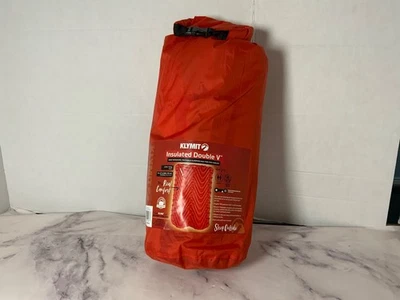 Almohadilla para dormir Klymit aislante doble V en rojo - Caja abierta Foto 1 de 2