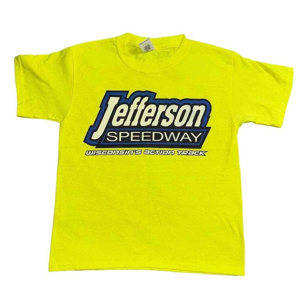 Camiseta Top Jefferson Speedway Unisex Niños Amarillo Neón Pequeña  Foto 1 de 4