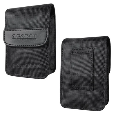 CARAT ELECTRONICS Gürteltasche Kameratasche passend für Panasonic DMC-TZ61 DMC-TZ71- Nylon Etui