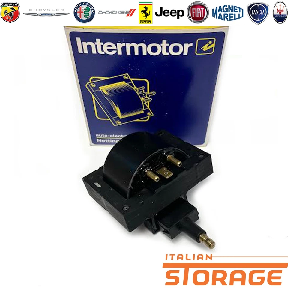 RENAULT 11 19 21 5 CLIO I MEGANE I BOBINA ACCENSIONE NUOVA INTERMOTOR 7701031135 - Imagen 1 de 4