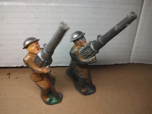 Barclay Soldiers Anti-Aircraft Gunners - Picture 1 of 2
