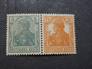 Deutsches Reich, Zusammendruck: W 5 , postfrisch , KW : 80,00 - Bild 1 von 3