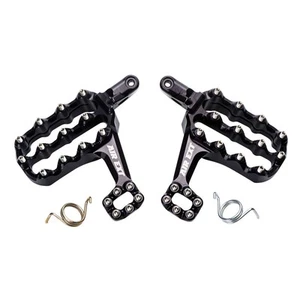 Fastway Air Ext Motorcycle Foot Pegs Black For HONDA YAMAHA - Picture 1 of 1