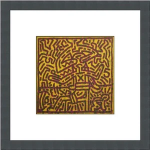 Keith Haring Ohne Titel III individuell gerahmter Druck - Bild 1 von 2